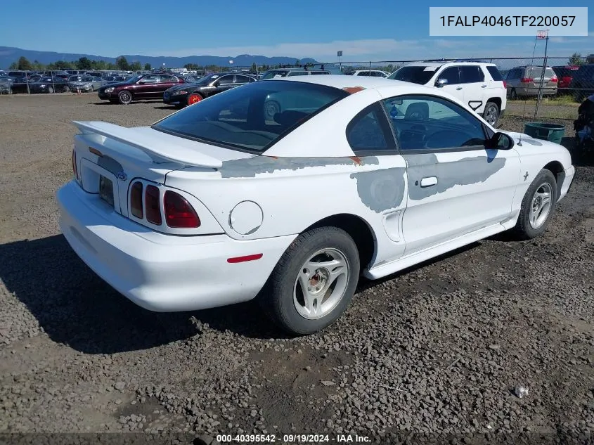 1996 Ford Mustang VIN: 1FALP4046TF220057 Lot: 40395542