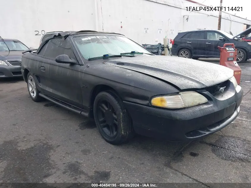 1996 Ford Mustang Gt VIN: 1FALP45X4TF114421 Lot: 40454195