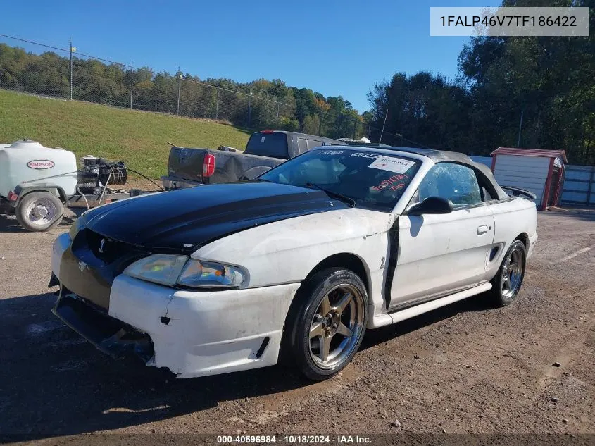 1996 Ford Mustang Cobra VIN: 1FALP46V7TF186422 Lot: 40596984