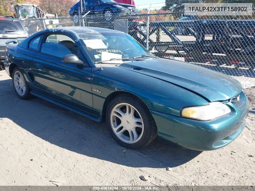 1996 Ford Mustang Gt VIN: 1FALP42X3TF158902 Lot: 40614244