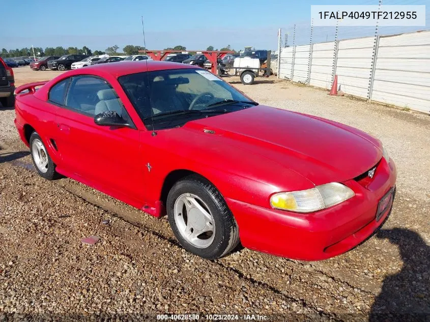 1996 Ford Mustang VIN: 1FALP4049TF212955 Lot: 40628580