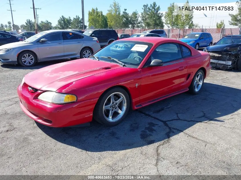 1996 Ford Mustang VIN: 1FALP4041TF147583 Lot: 40653653