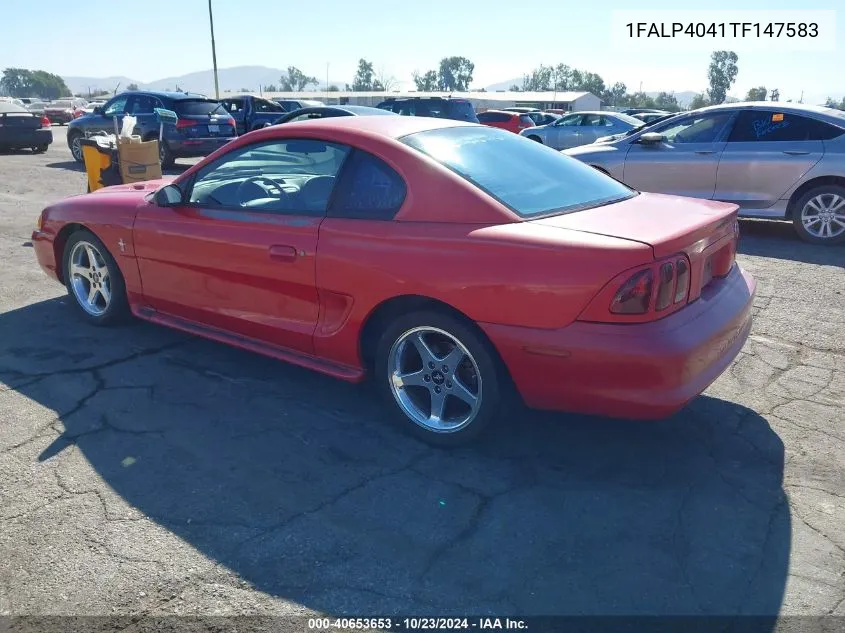 1996 Ford Mustang VIN: 1FALP4041TF147583 Lot: 40653653