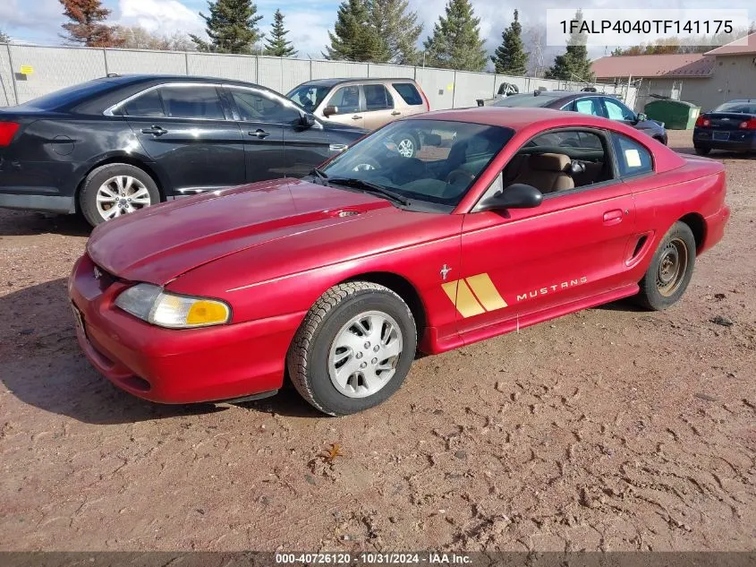 1996 Ford Mustang VIN: 1FALP4040TF141175 Lot: 40726120