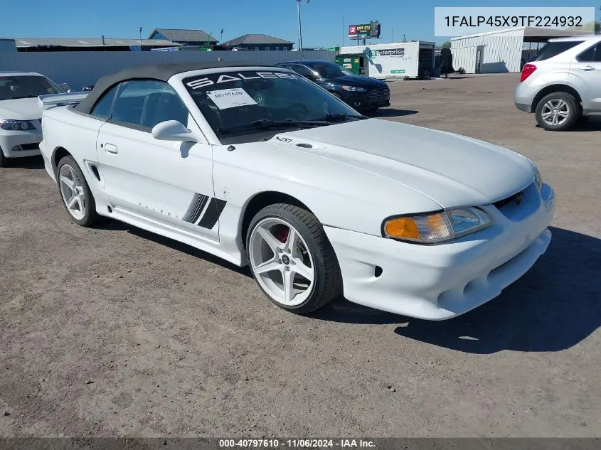 1996 Ford Mustang Gt VIN: 1FALP45X9TF224932 Lot: 40797610