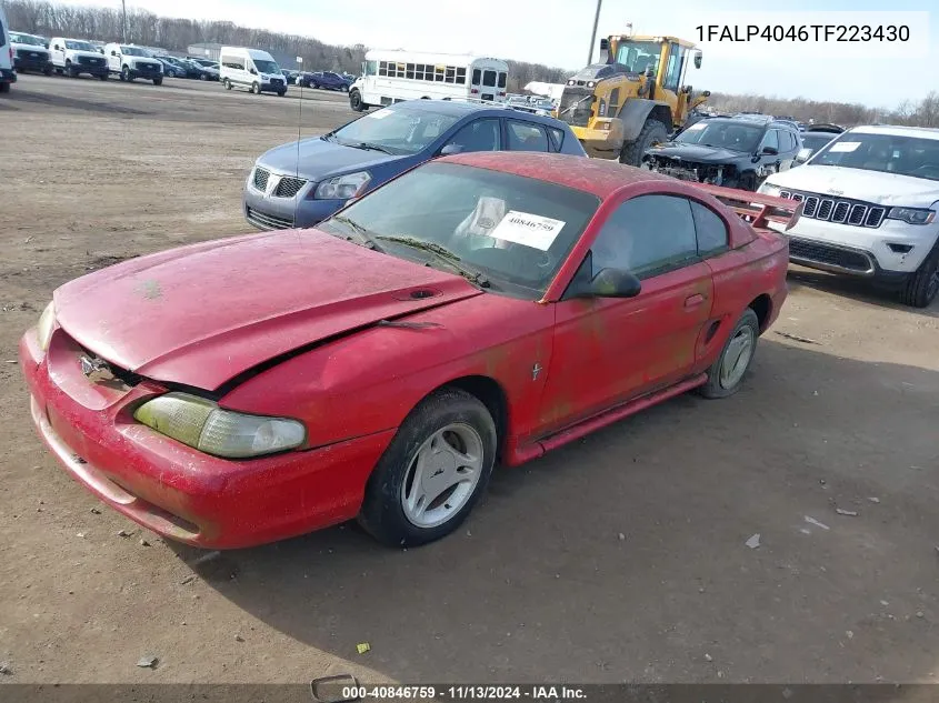 1996 Ford Mustang VIN: 1FALP4046TF223430 Lot: 40846759