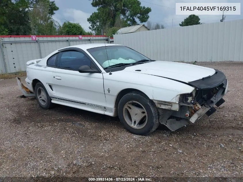 1997 Ford Mustang VIN: 1FALP4045VF169315 Lot: 39931436