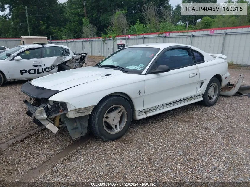 1997 Ford Mustang VIN: 1FALP4045VF169315 Lot: 39931436