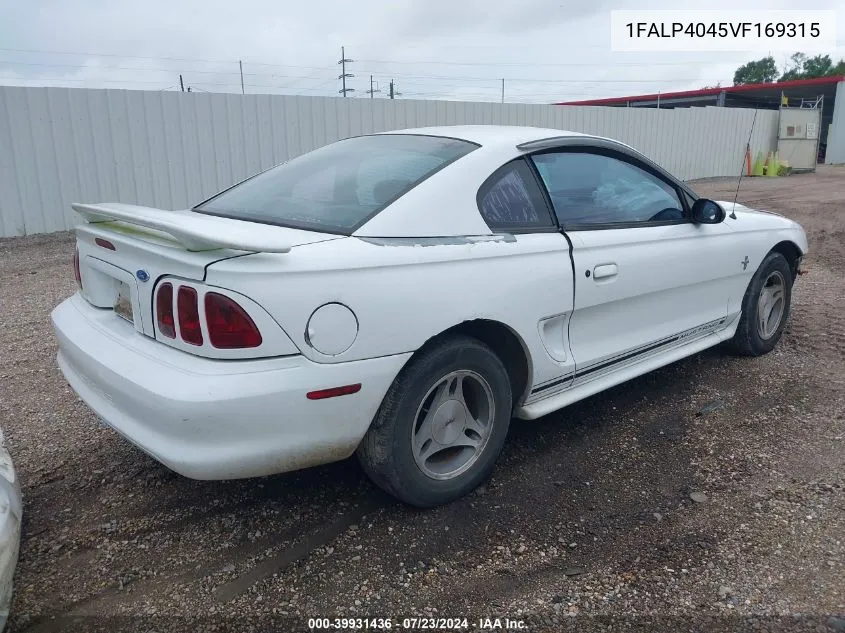 1997 Ford Mustang VIN: 1FALP4045VF169315 Lot: 39931436