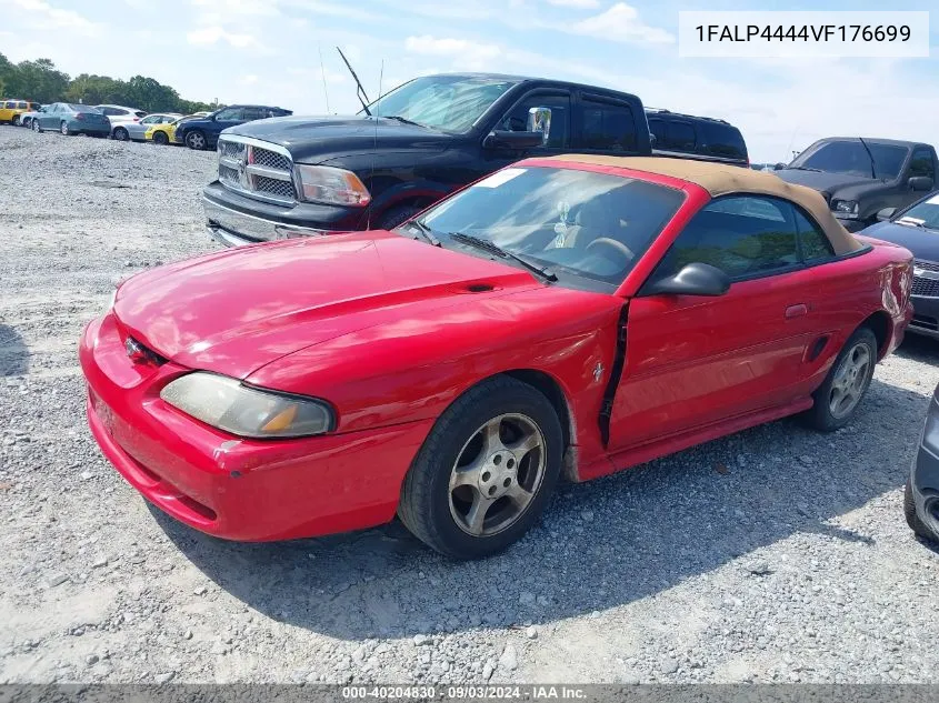 1997 Ford Mustang VIN: 1FALP4444VF176699 Lot: 40204830