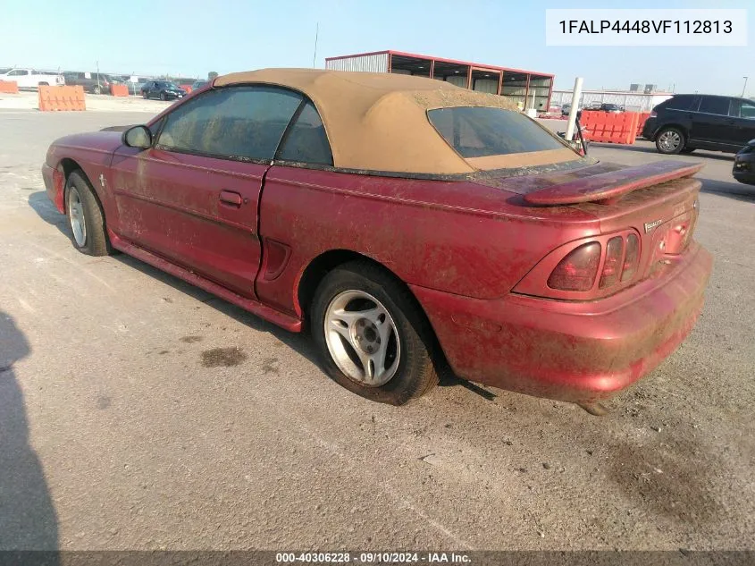 1997 Ford Mustang VIN: 1FALP4448VF112813 Lot: 40306228