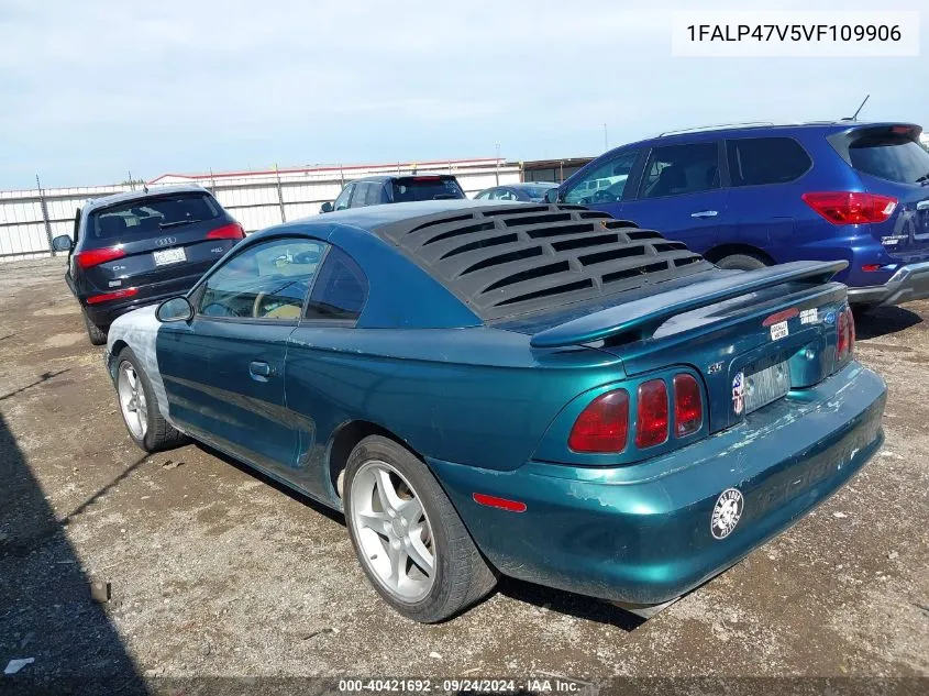 1997 Ford Mustang Cobra VIN: 1FALP47V5VF109906 Lot: 40421692