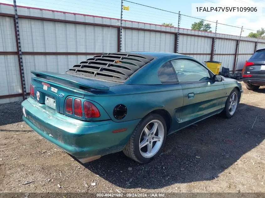 1997 Ford Mustang Cobra VIN: 1FALP47V5VF109906 Lot: 40421692