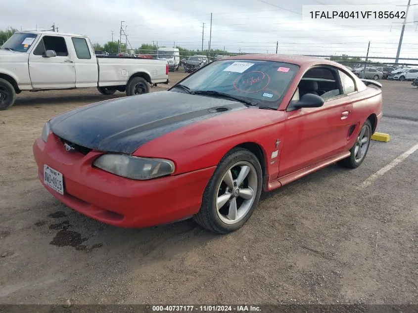 1997 Ford Mustang VIN: 1FALP4041VF185642 Lot: 40737177