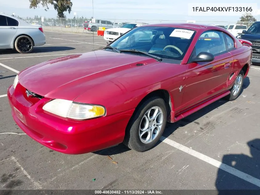 1997 Ford Mustang VIN: 1FALP404XVF133166 Lot: 40830482