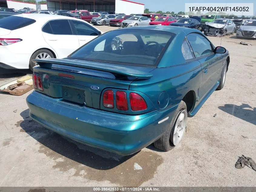 1998 Ford Mustang VIN: 1FAFP4042WF145052 Lot: 39842533