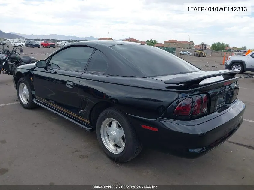 1FAFP4040WF142313 1998 Ford Mustang