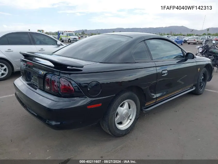 1FAFP4040WF142313 1998 Ford Mustang