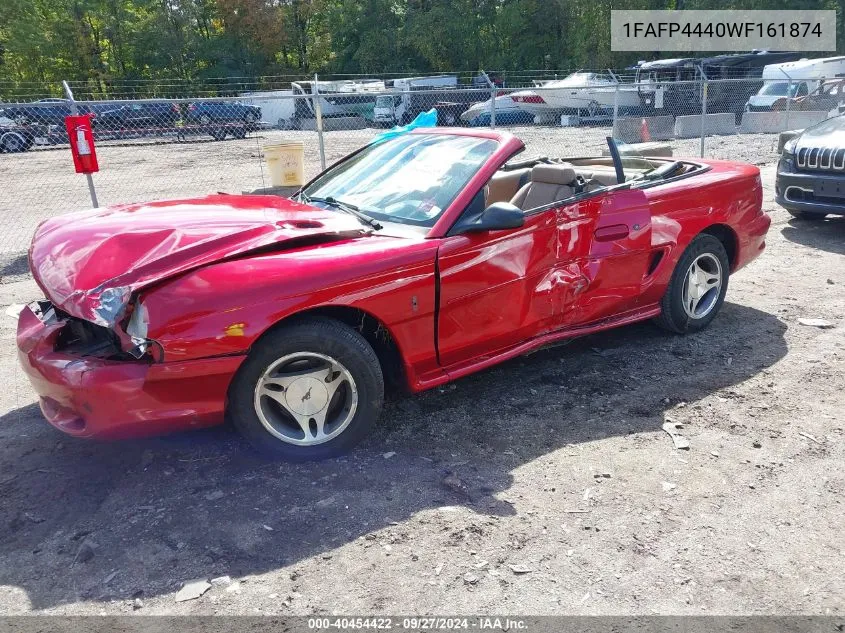 1998 Ford Mustang VIN: 1FAFP4440WF161874 Lot: 40454422