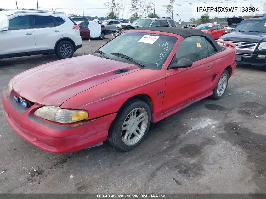 1998 Ford Mustang Gt VIN: 1FAFP45X9WF133984 Lot: 40682028