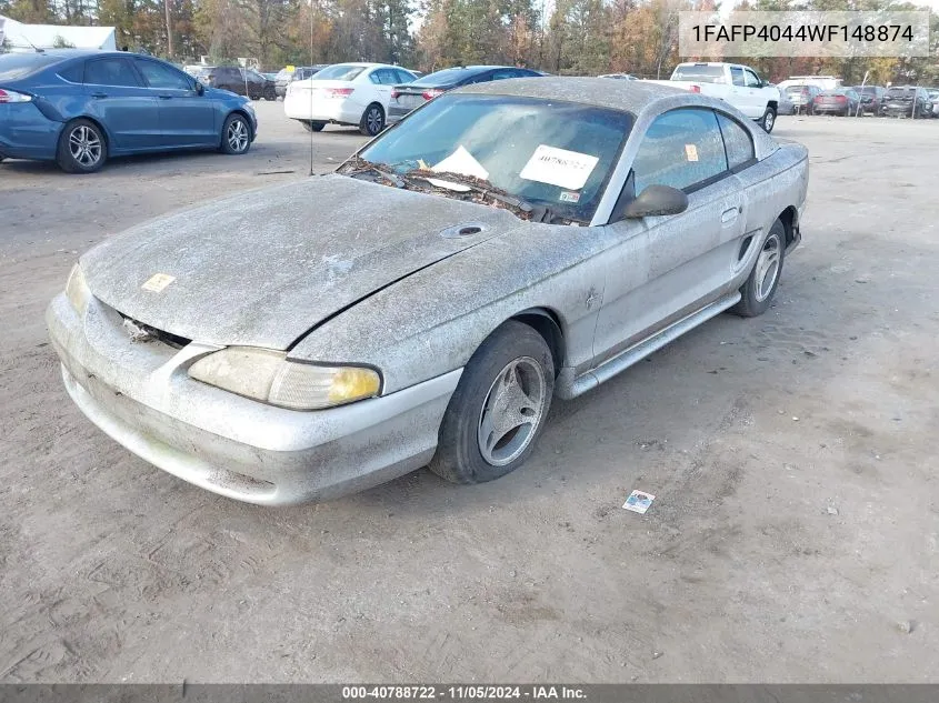 1FAFP4044WF148874 1998 Ford Mustang