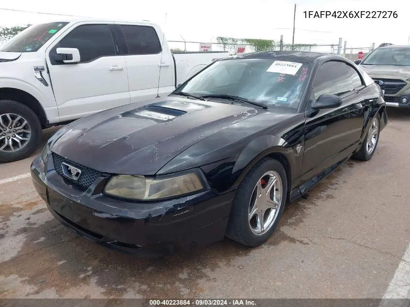 1999 Ford Mustang Gt VIN: 1FAFP42X6XF227276 Lot: 40223884