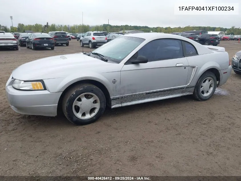 1999 Ford Mustang VIN: 1FAFP4041XF100234 Lot: 40426412