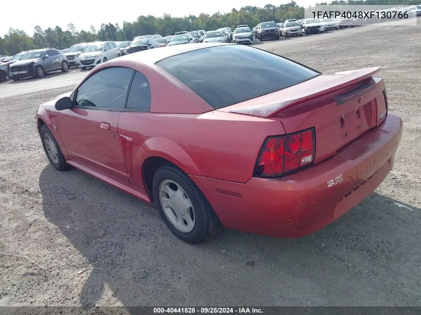 1999 Ford Mustang VIN: 1FAFP4048XF130766 Lot: 40441828