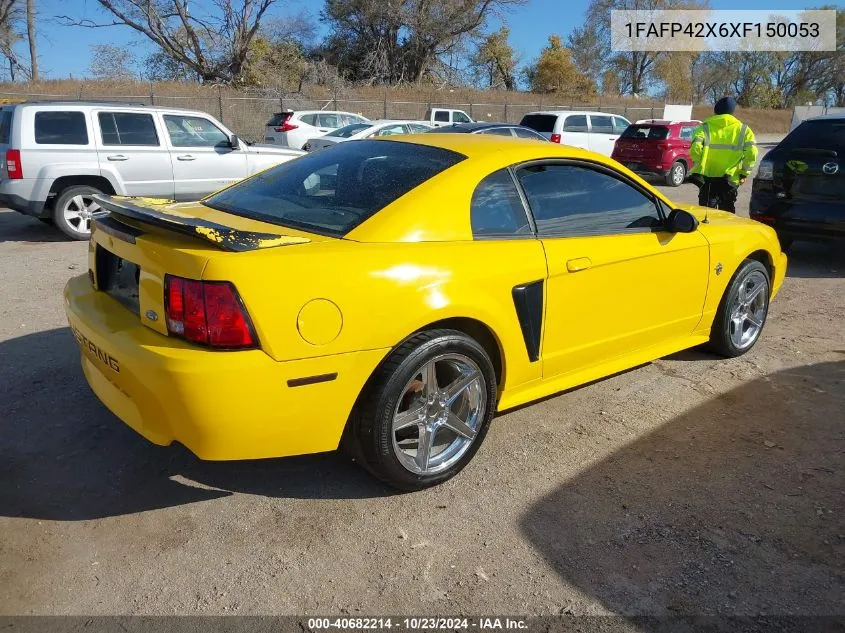 1999 Ford Mustang Gt VIN: 1FAFP42X6XF150053 Lot: 40682214