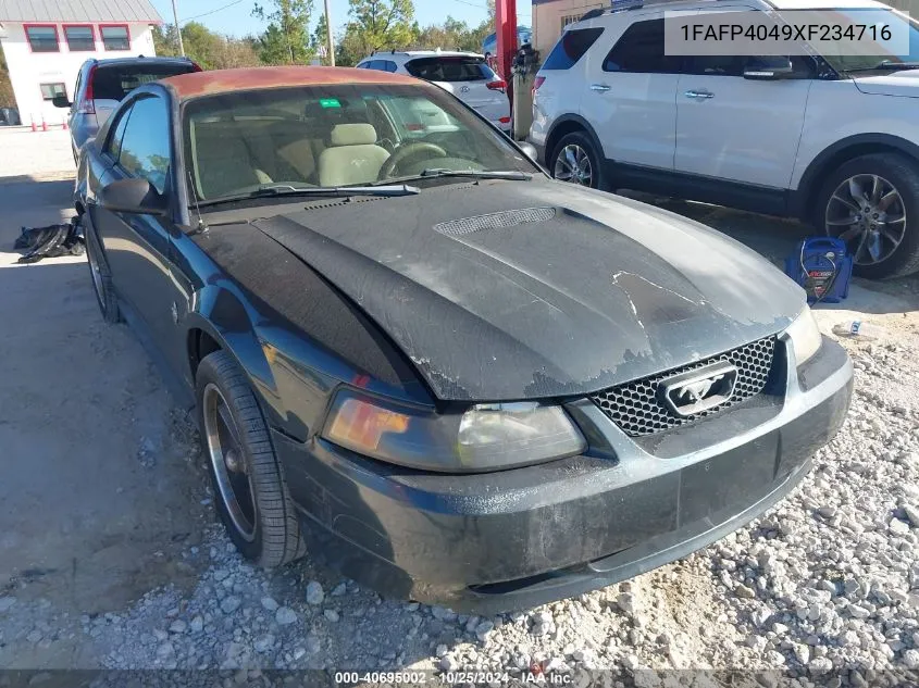 1999 Ford Mustang VIN: 1FAFP4049XF234716 Lot: 40695002