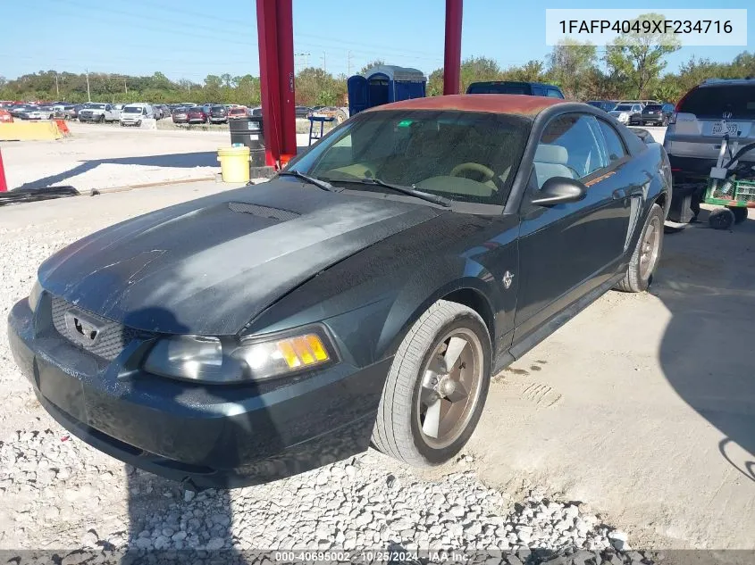 1999 Ford Mustang VIN: 1FAFP4049XF234716 Lot: 40695002