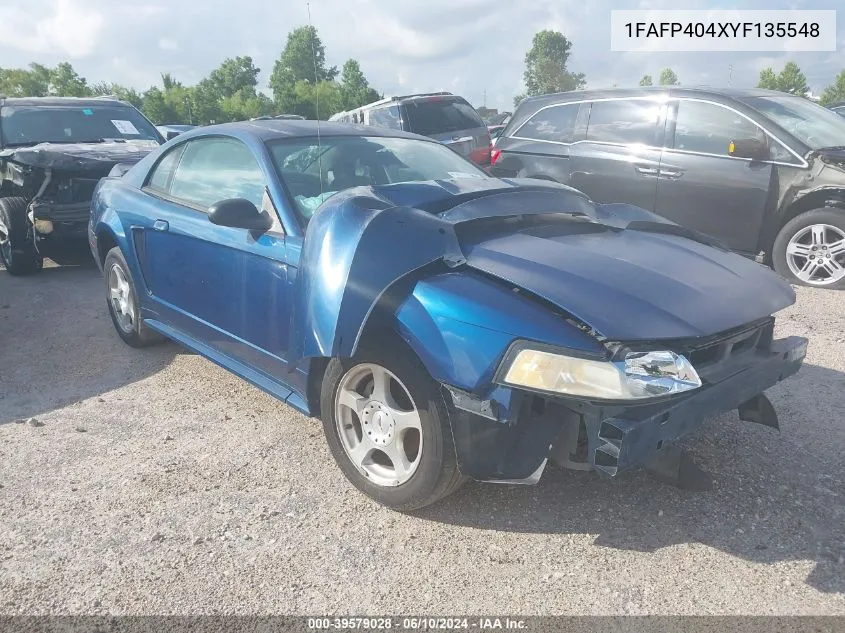 2000 Ford Mustang VIN: 1FAFP404XYF135548 Lot: 39579028