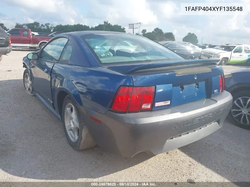 2000 Ford Mustang VIN: 1FAFP404XYF135548 Lot: 39579028