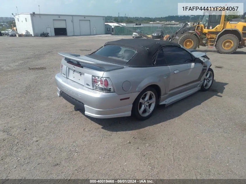 2000 Ford Mustang VIN: 1FAFP4441YF284067 Lot: 40019468