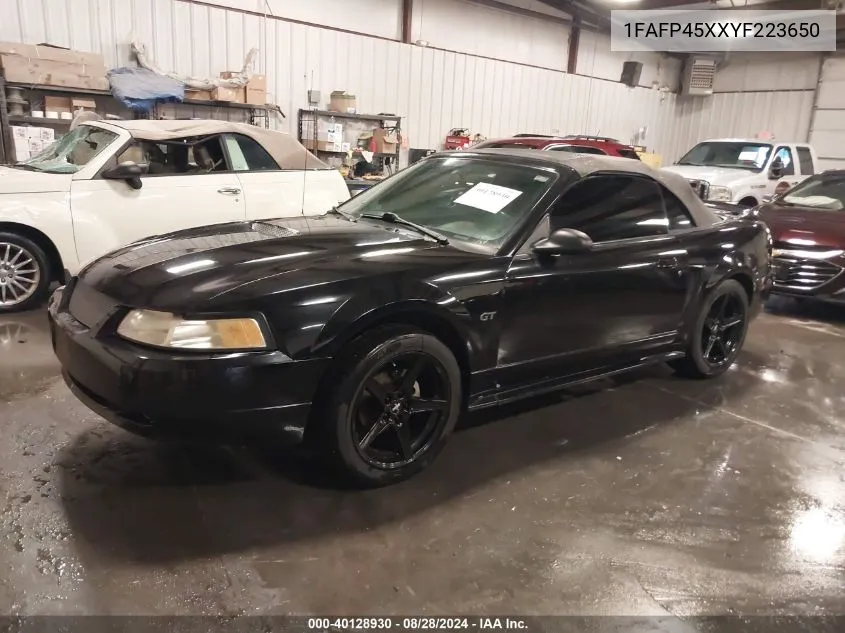 1FAFP45XXYF223650 2000 Ford Mustang Gt