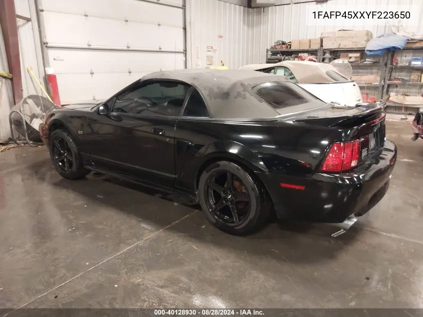 1FAFP45XXYF223650 2000 Ford Mustang Gt