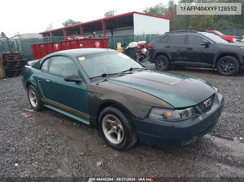 2000 Ford Mustang VIN: 1FAFP404XYF128552 Lot: 40442264