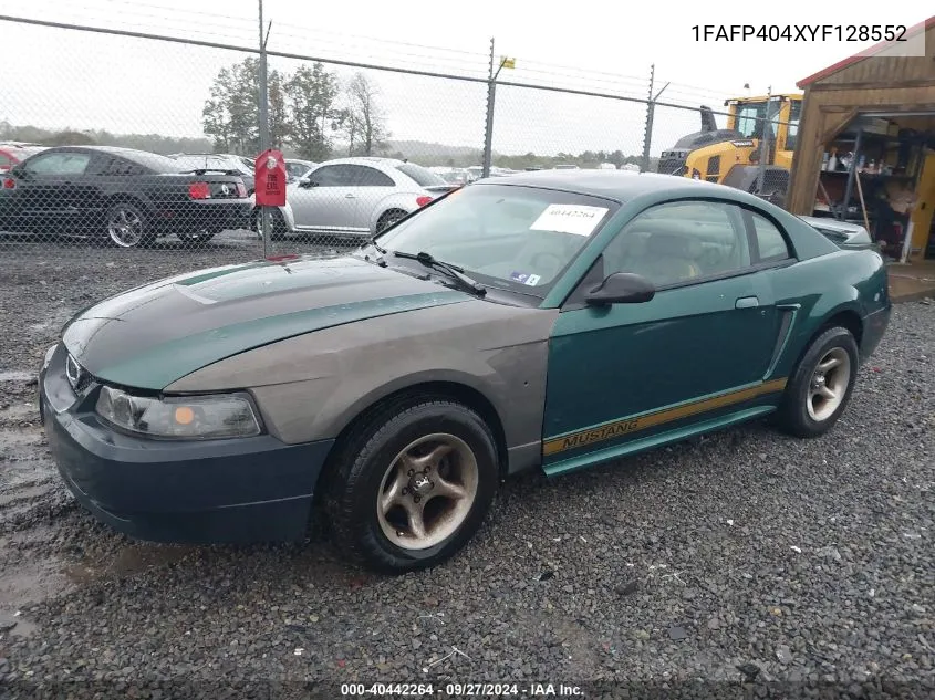 2000 Ford Mustang VIN: 1FAFP404XYF128552 Lot: 40442264