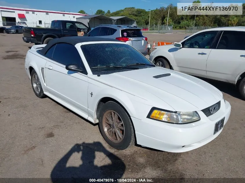 2000 Ford Mustang VIN: 1FAFP444XYF136970 Lot: 40479076