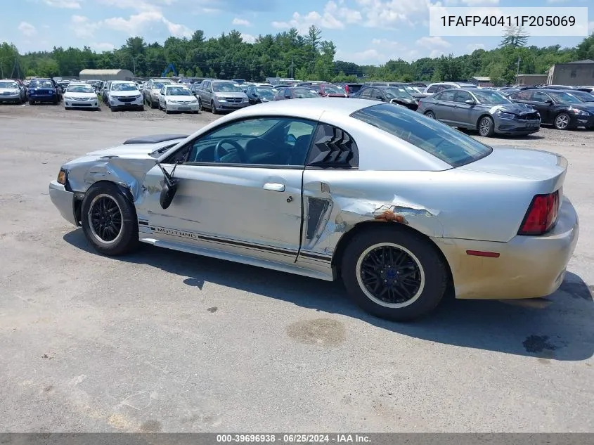 2001 Ford Mustang VIN: 1FAFP40411F205069 Lot: 39696938