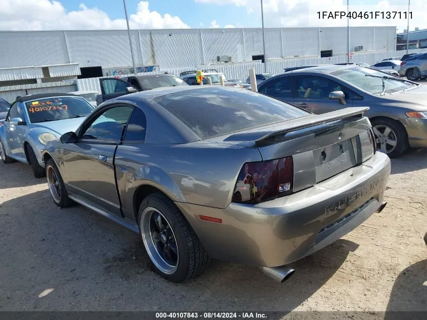 1FAFP40461F137111 2001 Ford Mustang