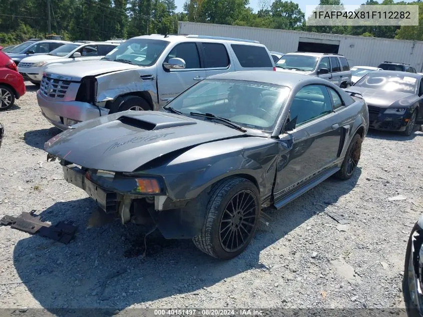 2001 Ford Mustang Gt VIN: 1FAFP42X81F112282 Lot: 40151497