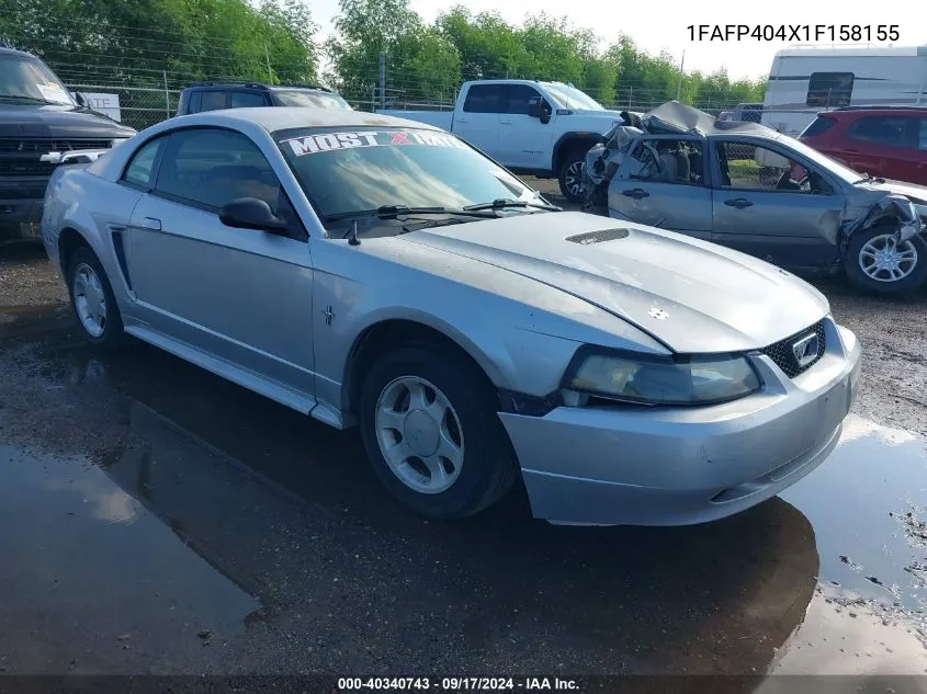 1FAFP404X1F158155 2001 Ford Mustang