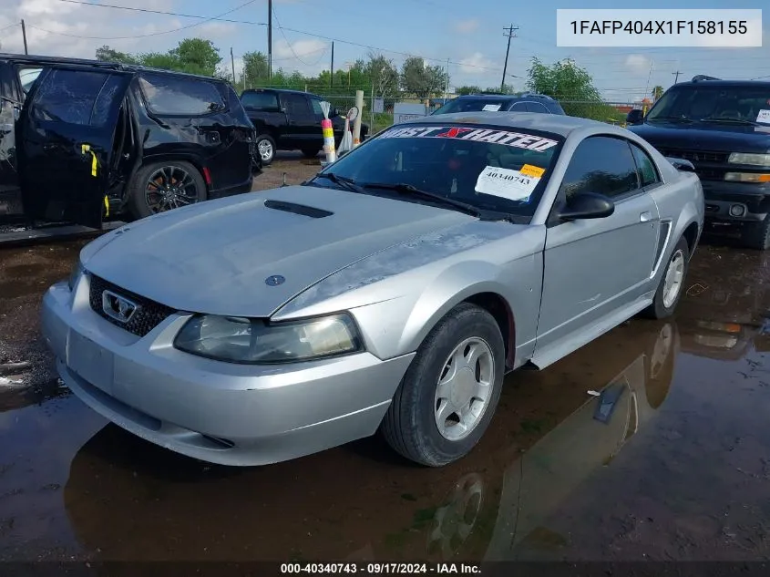 1FAFP404X1F158155 2001 Ford Mustang