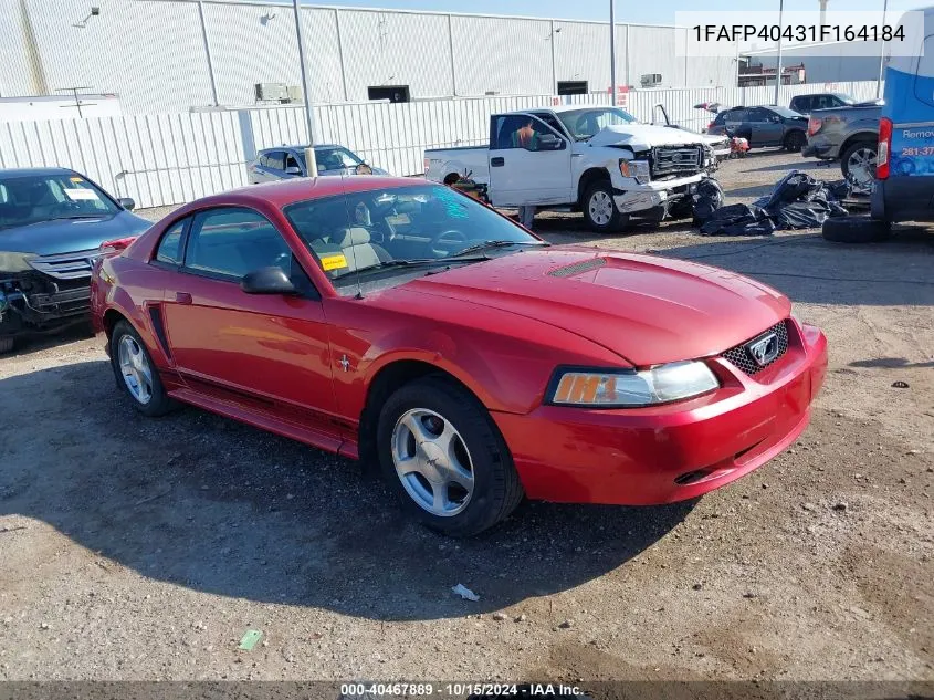 2001 Ford Mustang VIN: 1FAFP40431F164184 Lot: 40467889