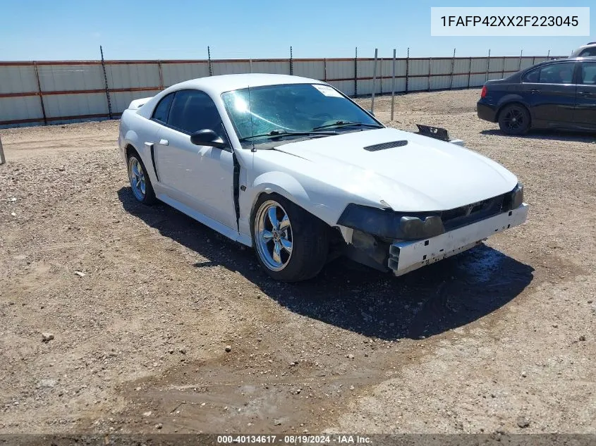 2002 Ford Mustang Gt VIN: 1FAFP42XX2F223045 Lot: 40134617