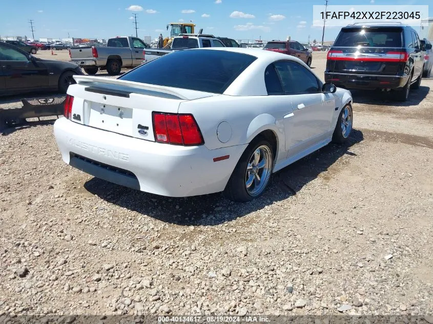 2002 Ford Mustang Gt VIN: 1FAFP42XX2F223045 Lot: 40134617