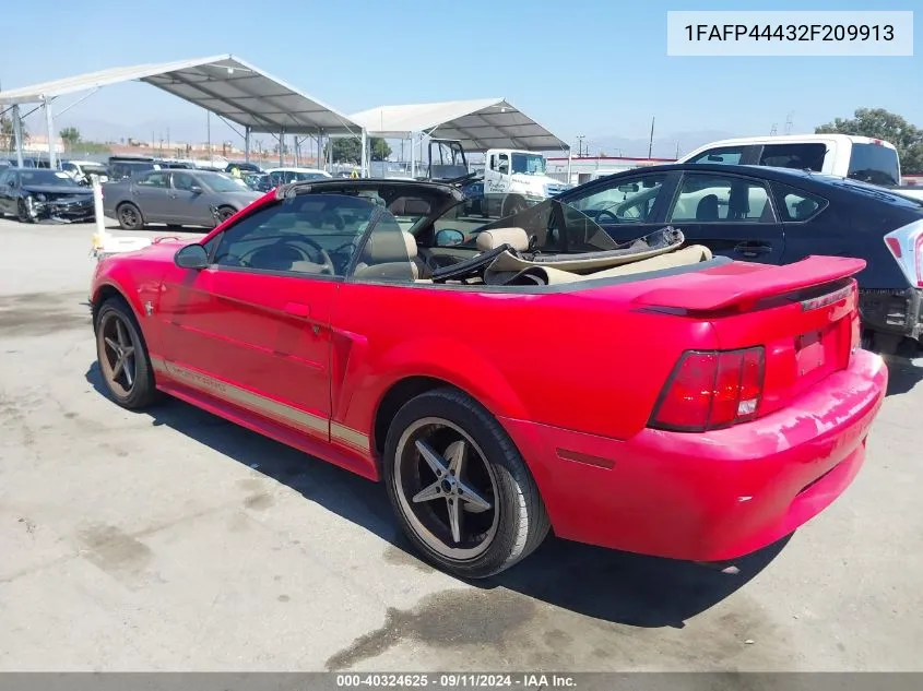 1FAFP44432F209913 2002 Ford Mustang