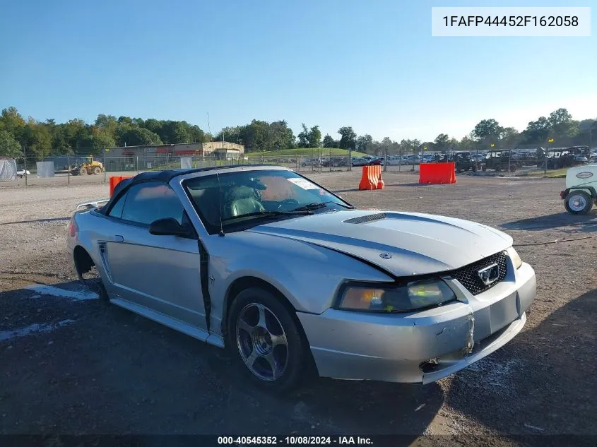 2002 Ford Mustang VIN: 1FAFP44452F162058 Lot: 40545352