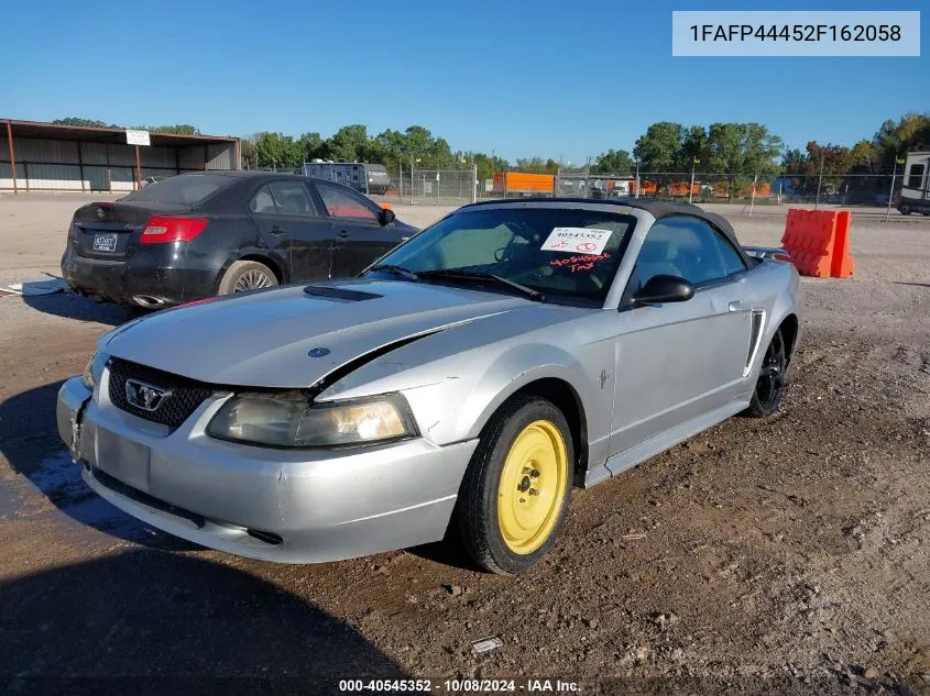 2002 Ford Mustang VIN: 1FAFP44452F162058 Lot: 40545352